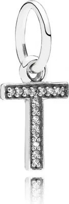 Produktbild von Pandora Charm - Buchstabe T - 791332CZ