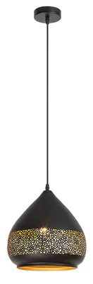 Produktbild von Rabalux 2278 Pendelleuchte 1 Spot Kaia, E27, schwarz, rund, Tropisch, ø270mm