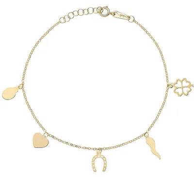 Produktbild von Armbanden Mit Anhängern Charms Amen Gold Kollektion - frau