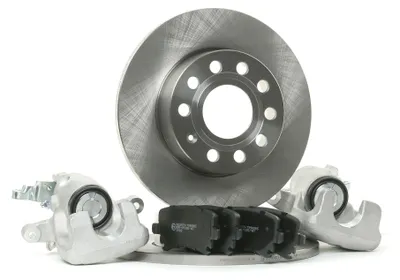 Produktbild von RIDEX Bremsenset Hinten Bremsscheiben Beläge Satz für VW GOLF VI (5K1) 256mm