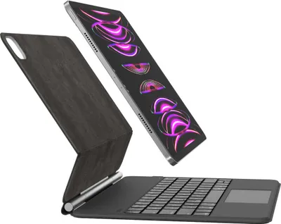 Produktbild von Hülle mit Tastatur für iPad Pro 12,9 gen. 6/5/4/3, Belkin Connect Pro Stand, Schwarz