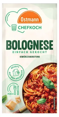 Zdjęcie produktu dla Ostmann Chef's Bolognese preparat przyprawowy naturalny smak 20g