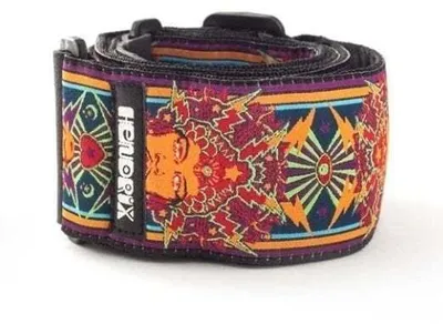 Zdjęcie produktu dla Dunlop Jimi Hendrix Strap Poster Tekstylne gitarowe pasy