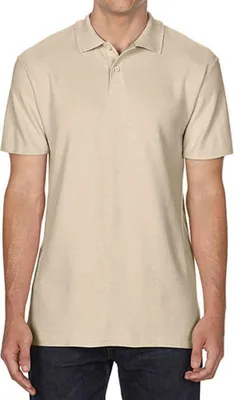 Immagine prodotto di Polo SoftStyle da uomo Gildan, doppio piqué PC3339 (XL) (sabbia)