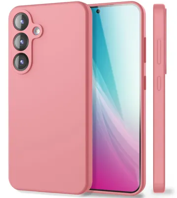 Produktbild von NALIA Silikonhülle für Samsung Galaxy S25 Plus – Kameraschutz & Innenfutter – PHOENIX (Soft-Touch Case) – Marke aus Berlin – Sanftrosa