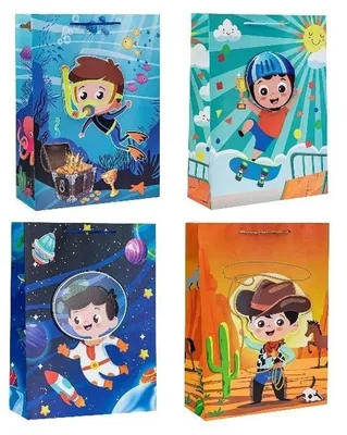 Image de Sacs cadeaux TD-23060 A4, motif enfant