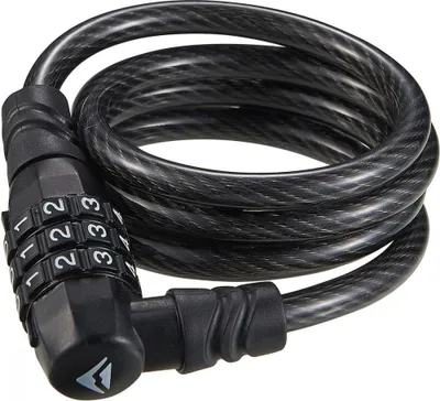 Produktbild von Merida Spiralkabelschloss 3 Zahlenziffer 90cm schwarz