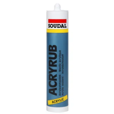 Produktbild von ACRYRUB Acryldichtstoff Acryl Dichtstoff Kartusche 310ml schwarz