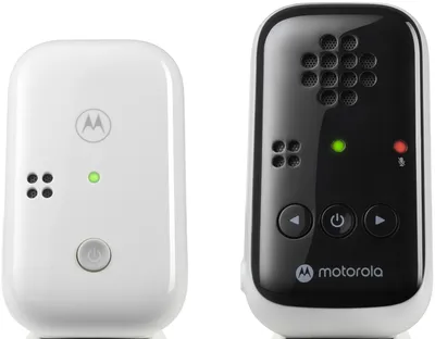 Obrázek produktu pro MOTOROLA PIP 10 Dětská audio chůvička, mikrofon s vysokou citlivostí, ovládání hlasitosti, zabezpečená soukromá komunikace, dosah až 300 m, přenosná rodičovská jednotka, upozornění mimo dosah