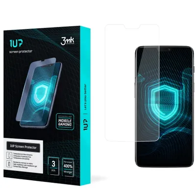 Produktbild von 3mk Display Schutzfolie 1UP für OnePlus 6 transparent Gaming (3 Stück)