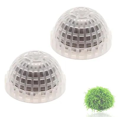 Productafbeelding van Aquarium Moosballenhouder - 2 Stuks