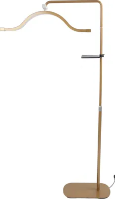 Immagine prodotto di lampada da terra a mezzaluna da 29 pollici, 45 W, lampada, 3200 K-5600 K, temperatura di colore di riempimento per extension ciglia, insegnamento dal vivo, riprese, 100-240 V, spina UE