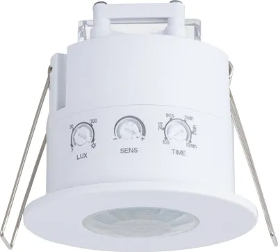 Produktbild von Bewegungsmelder 360° 6m Unterputz Decke Einbau Infrarot Sensor weiß IP54 SEBSON