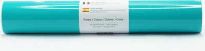 Produktbild von Kreativplotter Vinylfolie glänzend AQUAMARINBLAU 30,5x300 cm