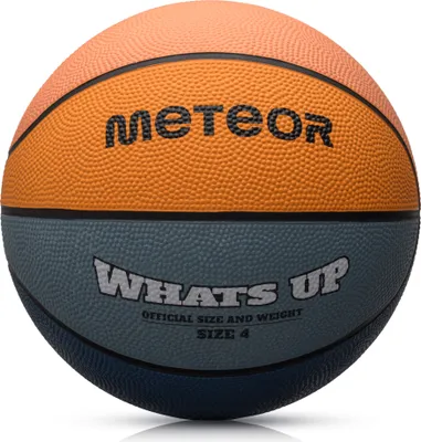 Produktbild von Meteor Basketball What's up Größe 4 Jugend 3-10 Jahre alt marine/orange