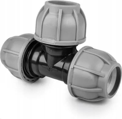 Immagine prodotto di Raccordo a T per tubo PE 40 / 32 / 40 mm PN10 BRADAS 6936