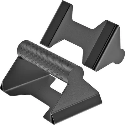 Produktbild von Liegestützstangen mit rutschfesten Griffen – Metallgriffe – ergonomisches Design – ideal für Krafttraining