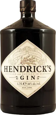 Produktbild von Hendrick´s Small Batch Handcrafted Gin - 1,75 Liter Flasche - Distilled and bottled in Scotland