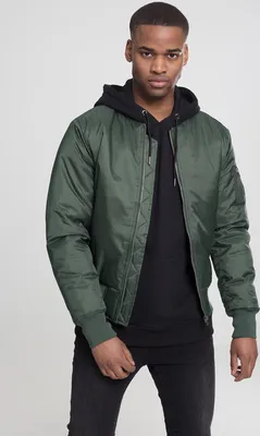 Immagine prodotto di Giacca bomber Bunda Urban Classics Basic, color oliva - XL