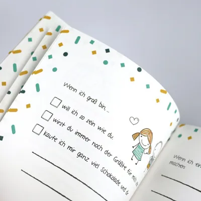 Zdjęcie produktu dla Papa, ich habe ein Buch für dich geschrieben - Version für Kinder