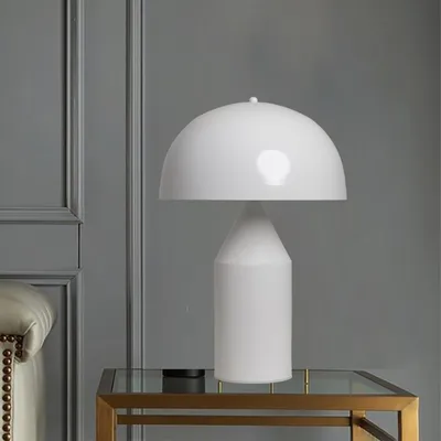 Produktbild von Tischlampe I Lipeo I Ø 30, Mushroom Lamp, Tischleuchte, Weiß Pilzlampen