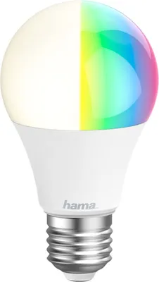 Produktbild von Hama WLAN-LED-Lampe, E27, 10W RGBW, ohne Hub