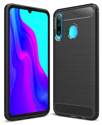 Image de Housse NALIA Design Case pour Huawei P30 Lite, aspect carbone Housse de téléphone portable stylée