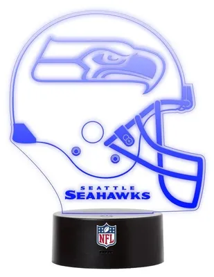 Obrázok produktu pre Seattle Seahawks LED svetlo „Helm“, oficiálny fanúšikovský suvenír, modré akrylové LED dekoratívne svetlo s logom tímu