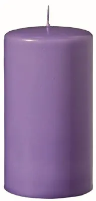 Produktbild von Flachkopf-Stumpenkerzen Veilchen 120 x Ø 50 mm, 4 Stück