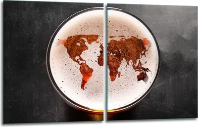 Produktbild von Herdabdeckplatten 2x40x52 Glaskeramikkochfeld 2-Teilig Glas Spritzschutz Kaffee
