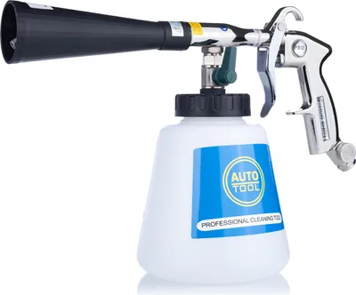 Obrázok produktu pre Rosfix Sada Čistiacej Pištole Tornado T02 II – 1 l Nádrž, 6 – 9 Barov, Hliník, Rýchlospojka 1/4” | Čalúnenie, Auto, Interiér