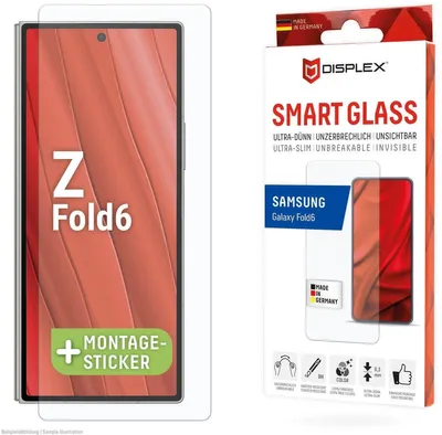 Produktbild von Displex Samsung Galaxy Z Fold 6 Displayschutzfolie (9H), Samsung, Galaxy Z Fold 6, Kratzresistent, Transparent, 1 Stück(e)