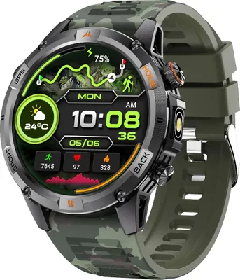 Immagine prodotto di INF Smartwatch Multifunzione con Monitoraggio Frequenza Cardiaca e Sonno Verde