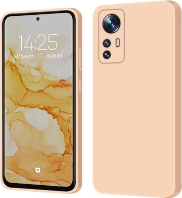 Produktbild von Hülle für Xiaomi 12 / 12X Case Cover Bumper Silikon Softgrip Schutzhülle Farbe: Rosa