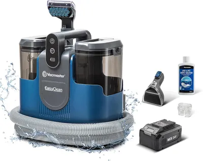 Produktbild von Vacmaster Kabelloser Waschsauger Teppichreiniger Fleckenreiniger fš¹r Teppiche, Vorleger, Polster, Treppen und Autos Nass-Trocken-Sauger Starke Saugkraft Wasser Waschen Dekontamination 15Kpa 24V