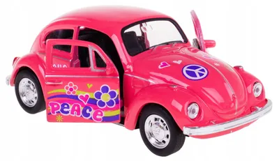 Produktbild von Welly Volkswagen Beetle Garbus Modell 1:34 Rosa