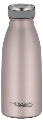 Imagen del producto de Termo TC, para uso diario, 0,35 ml, tapa con rosca, acero inoxidable, color rosa, diseño para niño/niña