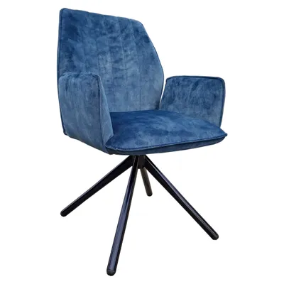 Produktbild von Drehbarer Esszimmer Polsterstuhl City Monolith Armlehnenstuhl