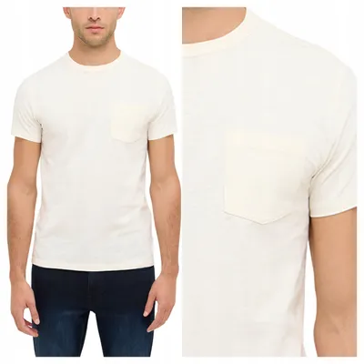Produktbild von Mustang | Amado Herren-T-Shirt, weiß, Baumwolle, normale Passform, Größe M