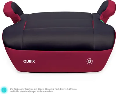 Produktbild von Daliya® QUBIX Kindersitzerhöhung i-Size Autokindersitz 125–150 cm mit Gurtführung, weicher Polsterung & abnehmbarem Bezug, Sitzerhöhung, Kindersitz