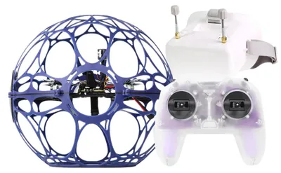 Obrázek produktu pro FPV Drone Soccer HGLRC Ares DS230 RTF Kit FPV Analog Blue