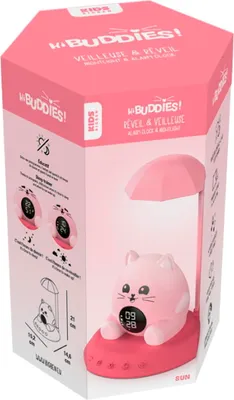Immagine prodotto di Bigben Sveglia per bambini con luce notturna Cat SL Cat Hi Buddies! Timer, 6 melodie per bambini AU389937