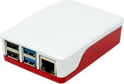 Produktbild von SBC-Gehäuse Geeignet für: Raspberry Pi(R) 4 B Rot/Weiß