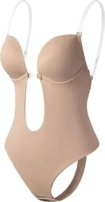 Obrázek produktu pro Dámské body s otevřenými zády - SILKLINE Beige XL
