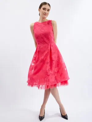 Produktbild von Orsay Dunkelrosa Damenkleid mit dekorativem Detail 475043324000__36
