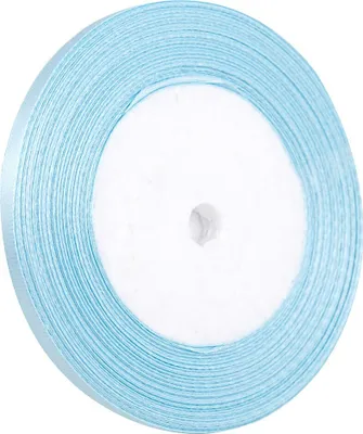 Produktbild von Satinband 6 mm/32m SCHLEIFENBAND Geschenkband Dekoband - hellblau