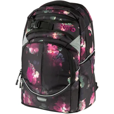 Produktbild von Nitro Schulrucksack Superhero ab 5. Klasse für Mädchen black rose