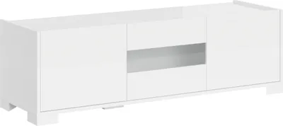 Produktbild von ITAMOBY - TV-Schrank 3 Türen 130x40x40 cm Riflesso glänzendes Weiß