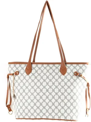 Imagen del producto de Bolso de mano Giuliano Kunstlederen modelo Eline - Beige