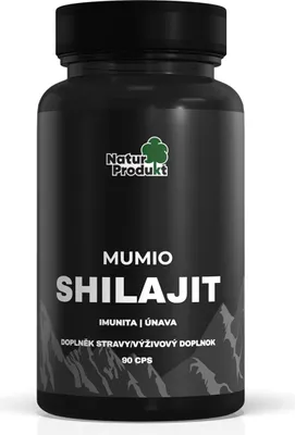 Obrázek produktu pro Přírodní produkt Mumio Shilajit 90 kapslí